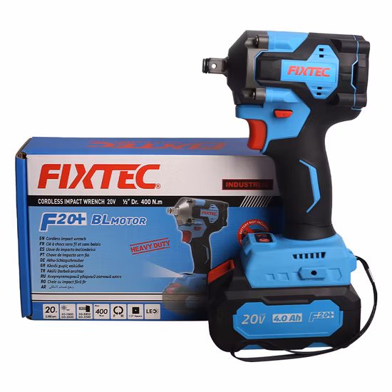 Fixtec ヘビーデューティ 20V コードレスブラシレスインパクトレンチ 1/2 インチ高トルク電動レンチの価格